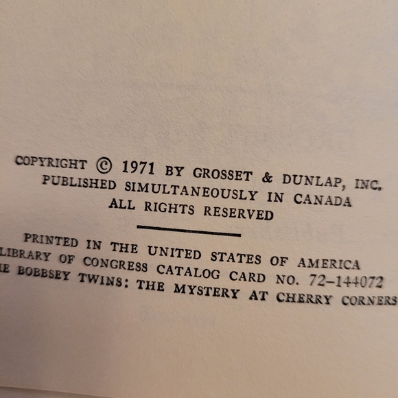 The Bobbsey Twins / The Mystery at Cherry Corners / 1971 / Vintage Reading - Picture 12 of 14